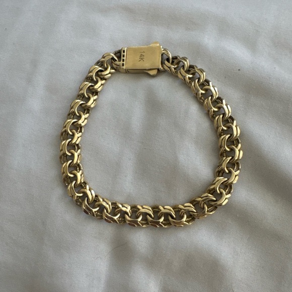 14K Gold Chain Bracelet